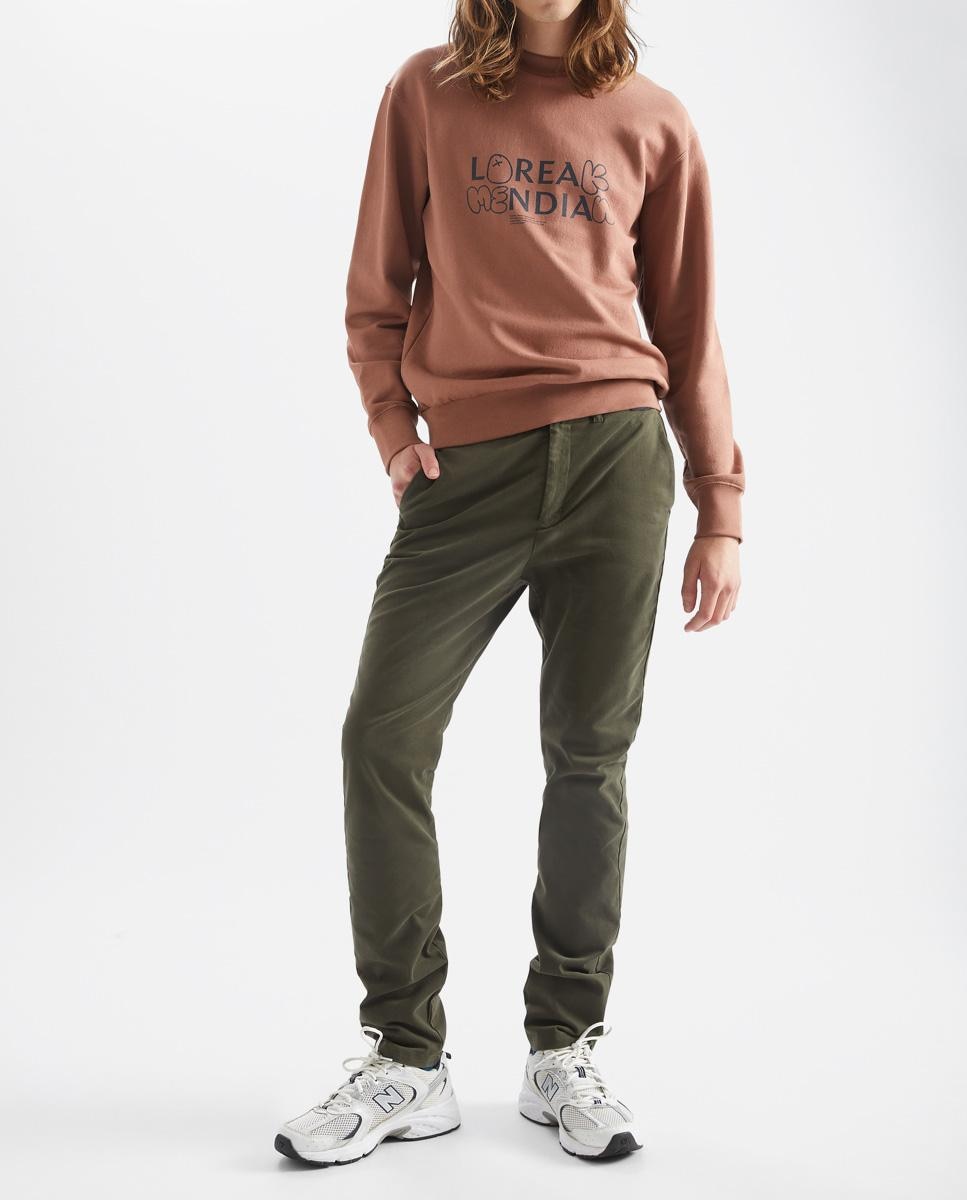 цена Китайские мужские брюки стандартного кроя Loreak Mendian, зеленый