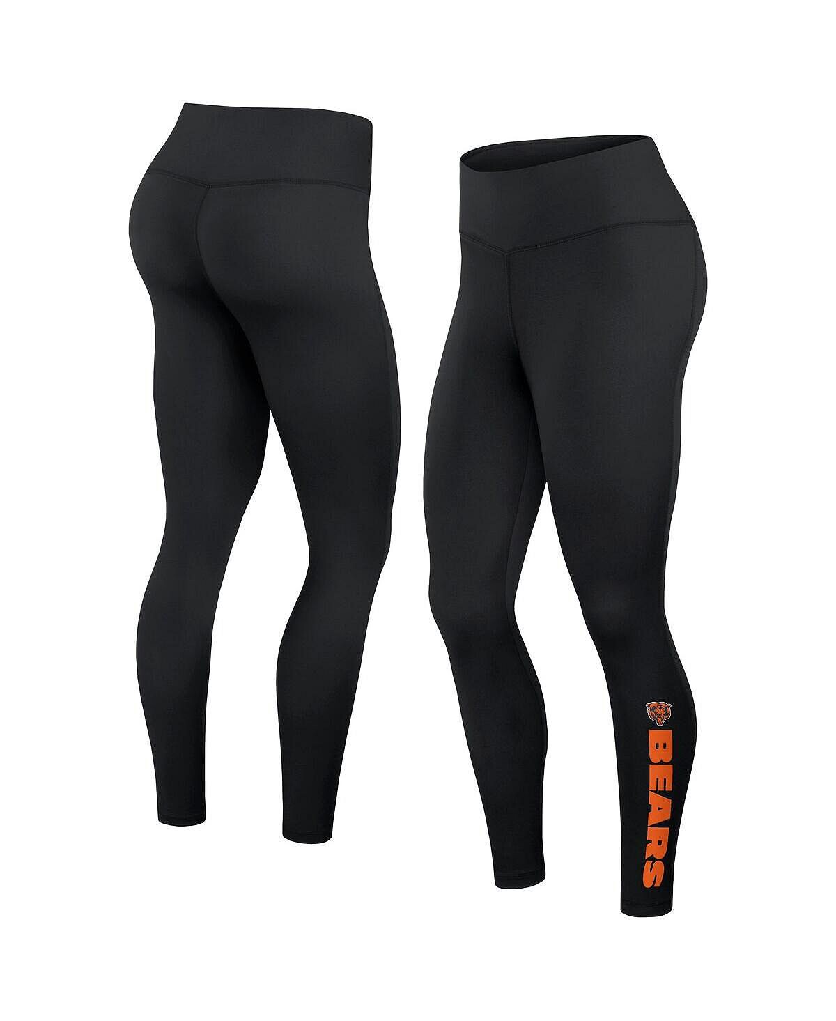 

Женские фирменные черные леггинсы с надписью Chicago Bears Fanatics, черный
