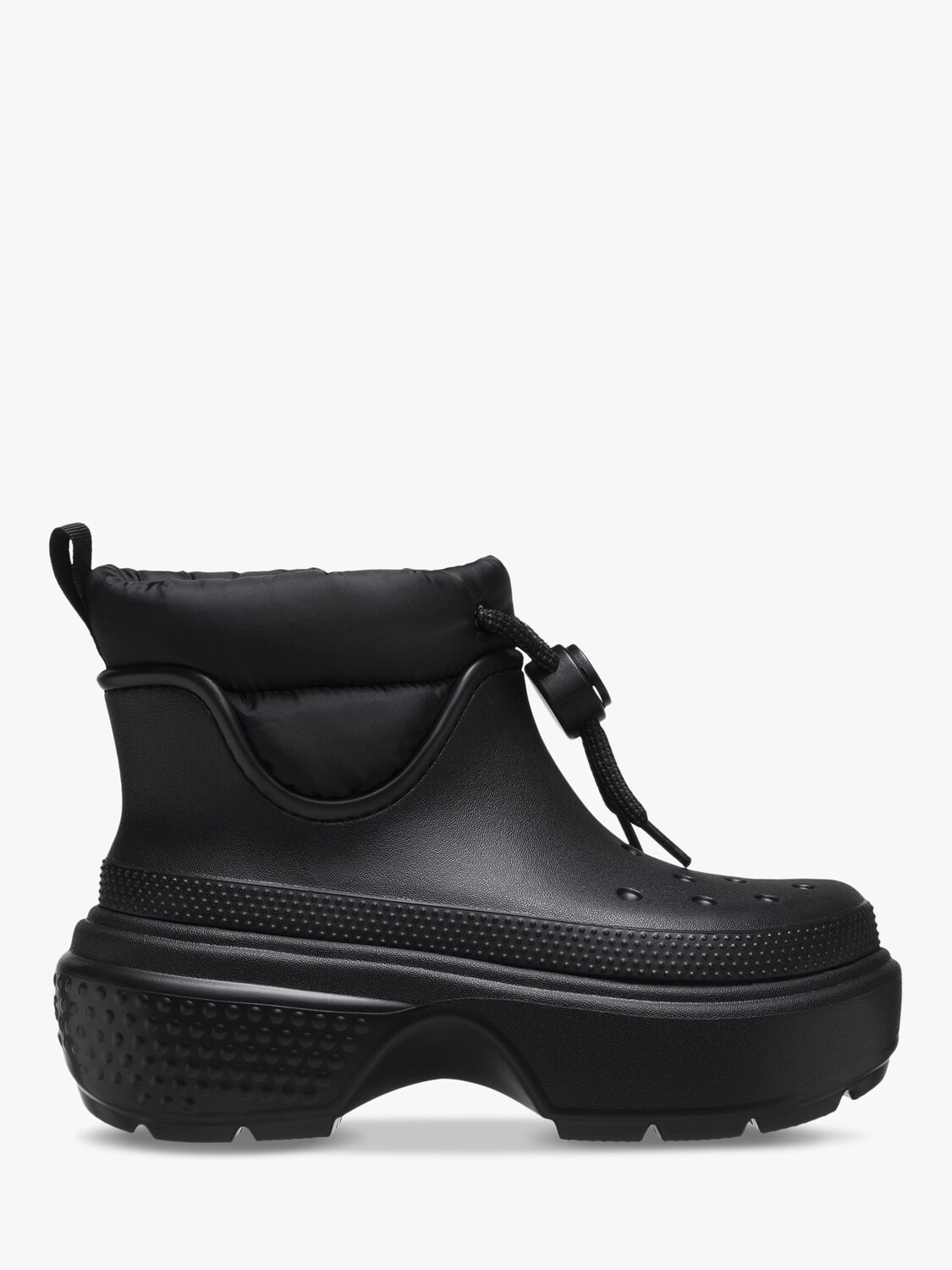 

Сапоги Stomp Puffs Crocs, черный