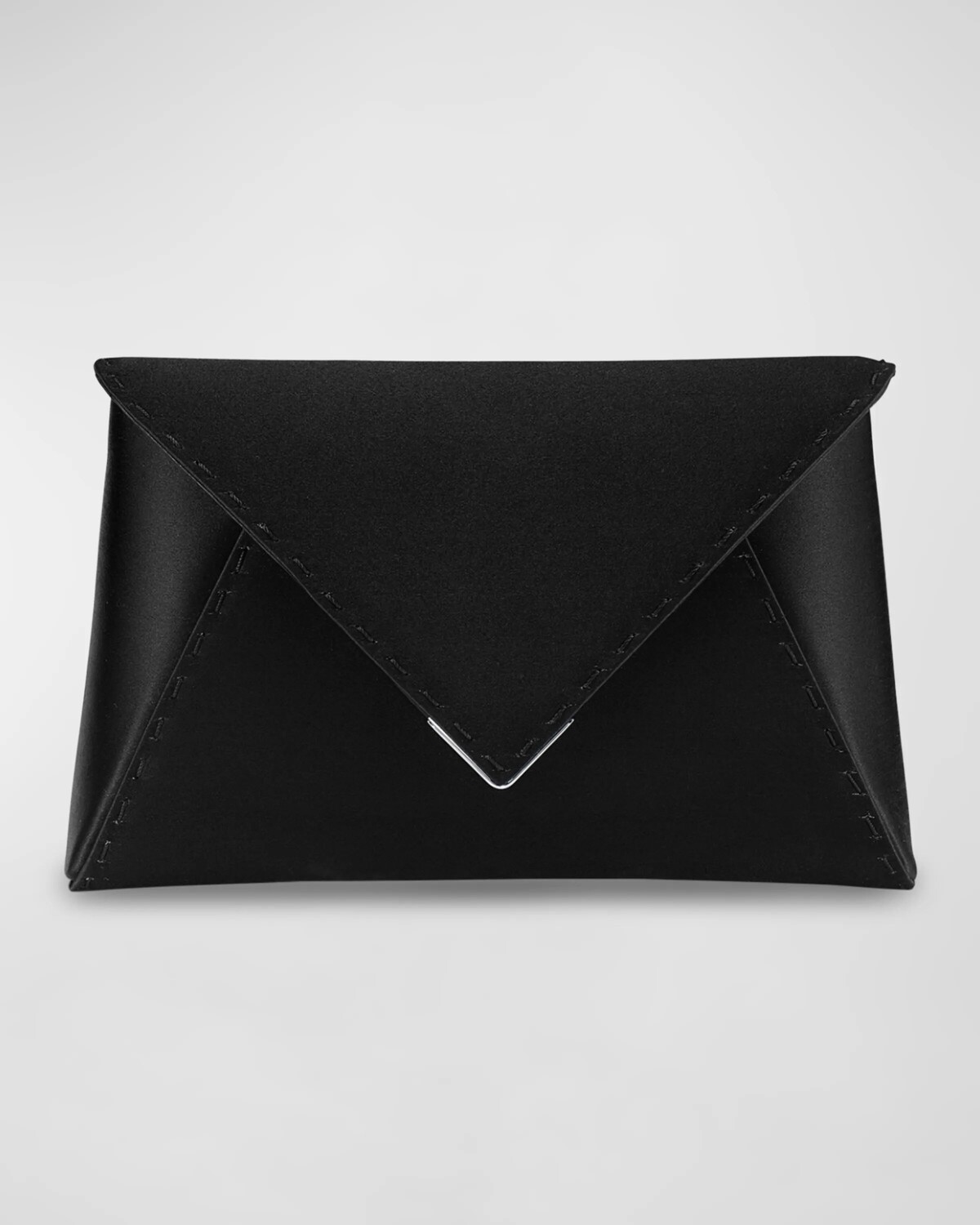 

Маленький атласный клатч Lee Pouchette Tyler Ellis, цвет Black Diamond