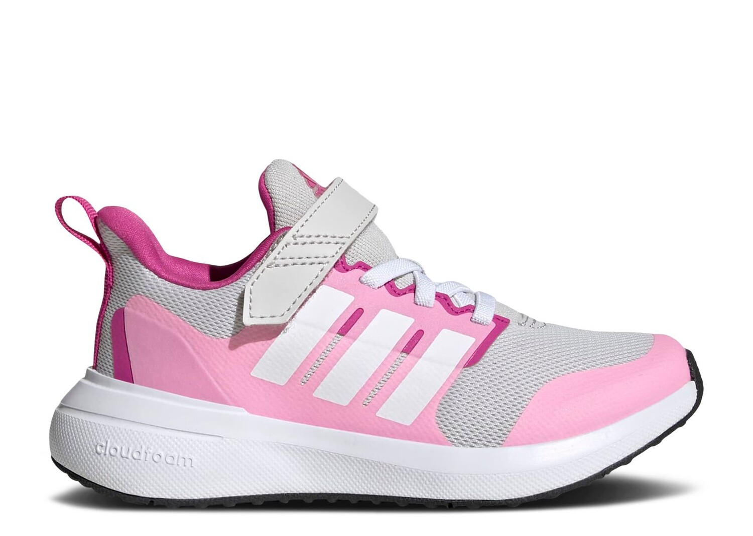 

Кроссовки adidas Fortarun 2.0 El Little Kid 'Grey Beam Pink', серый