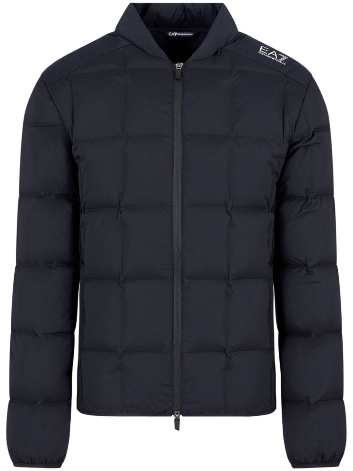 

Ea7 Emporio Armani пуховик с логотипом, синий