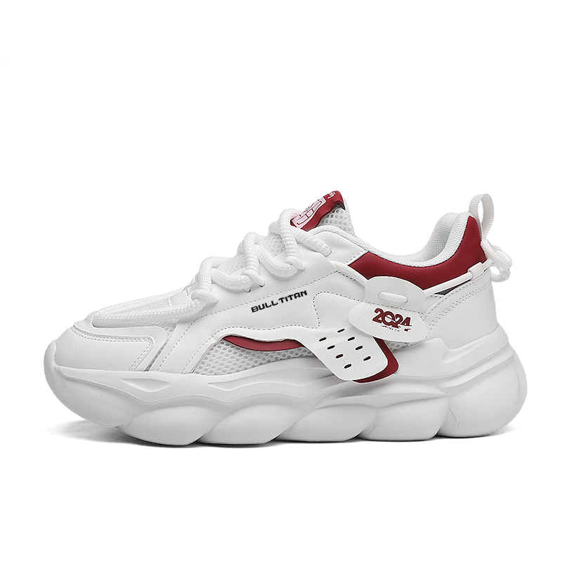 

Кроссовки Bull giant GONG NIU JU REN Chunky Sneakers Unisex Low-top, белый