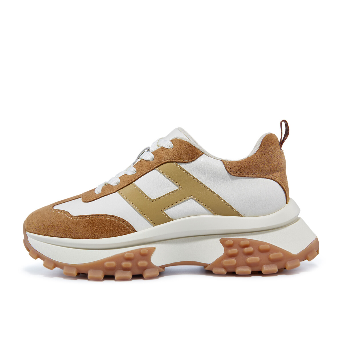 

Кроссовки для образа жизни Женские низкие Harson, цвет Off-white/apricot/brown