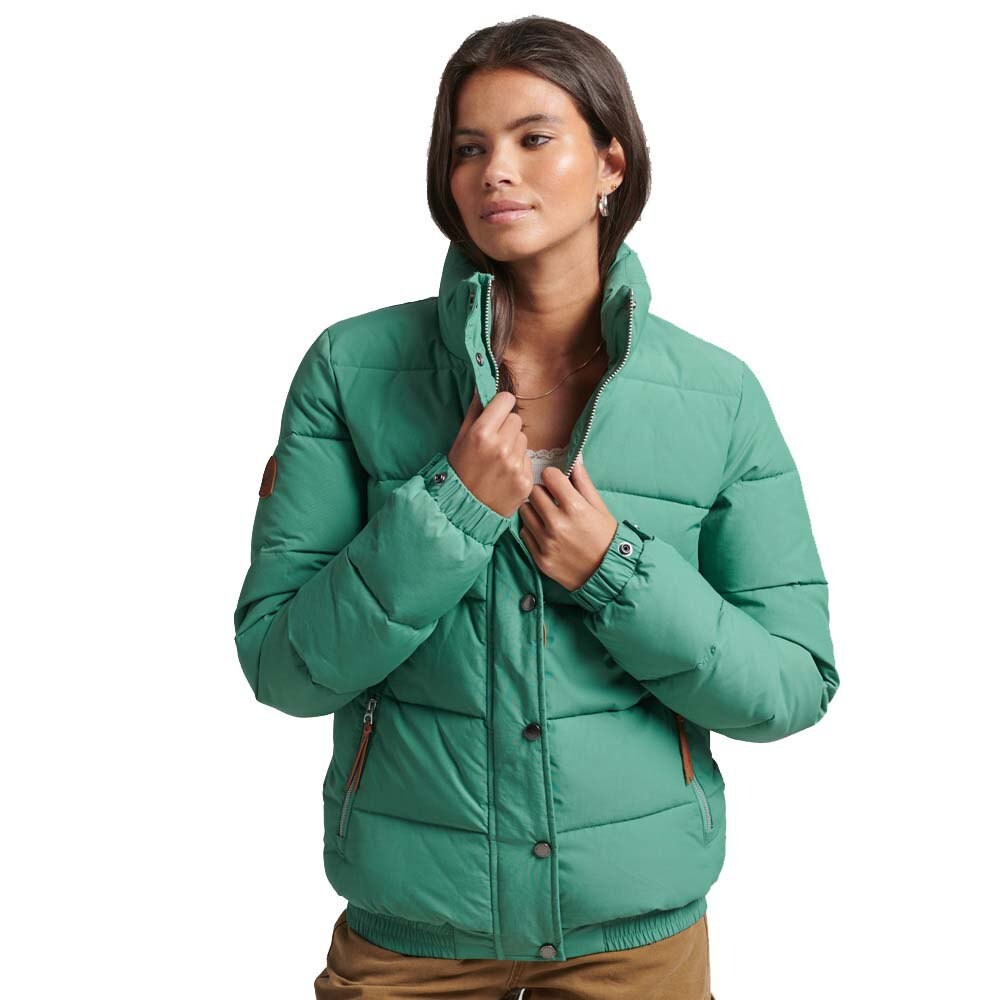 

Куртка Superdry Vintage Mountain Puffer, зеленый