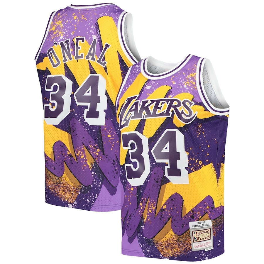 

Джерси Mitchell & Ness Los Angeles Lakers, фиолетовый