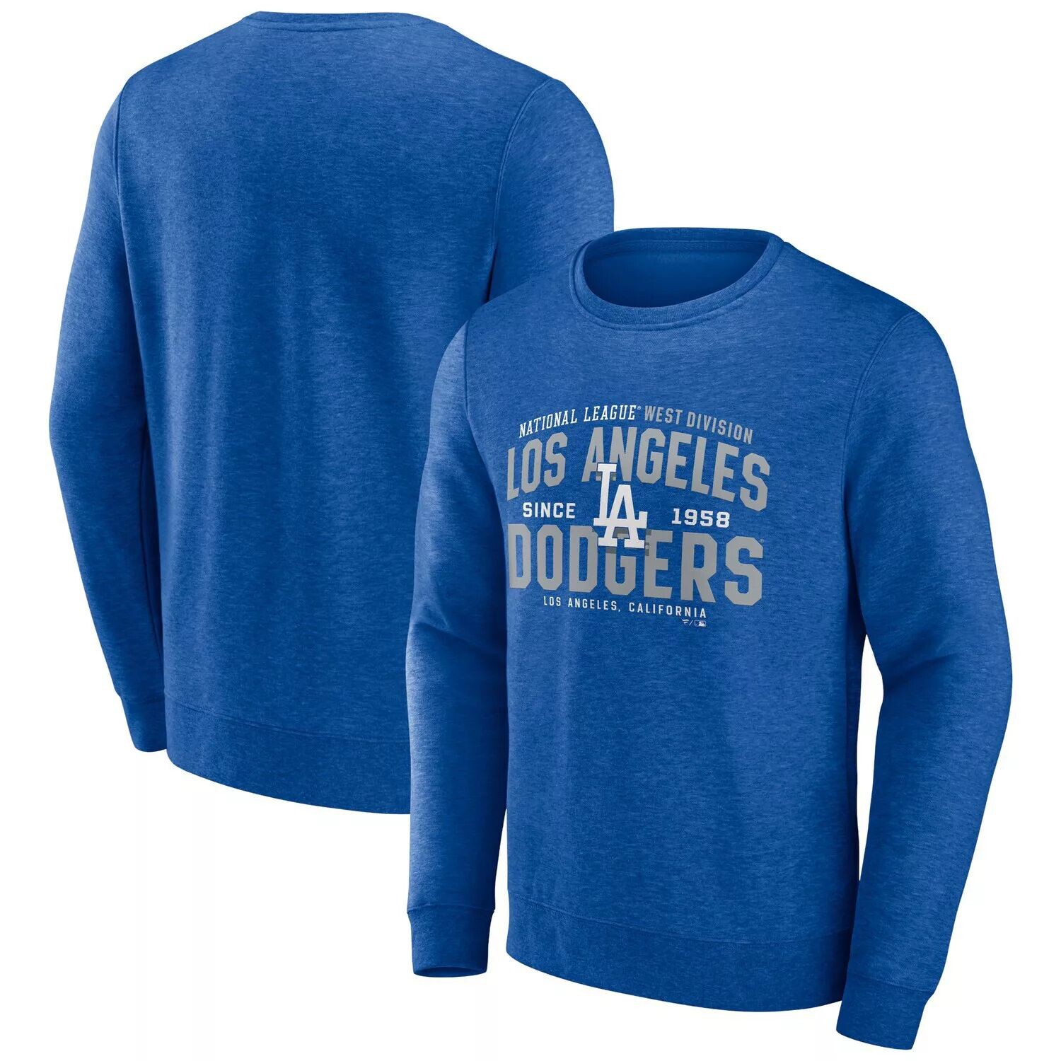 

Мужской классический пуловер с фирменным рисунком Royal Los Angeles Dodgers Move Fanatics