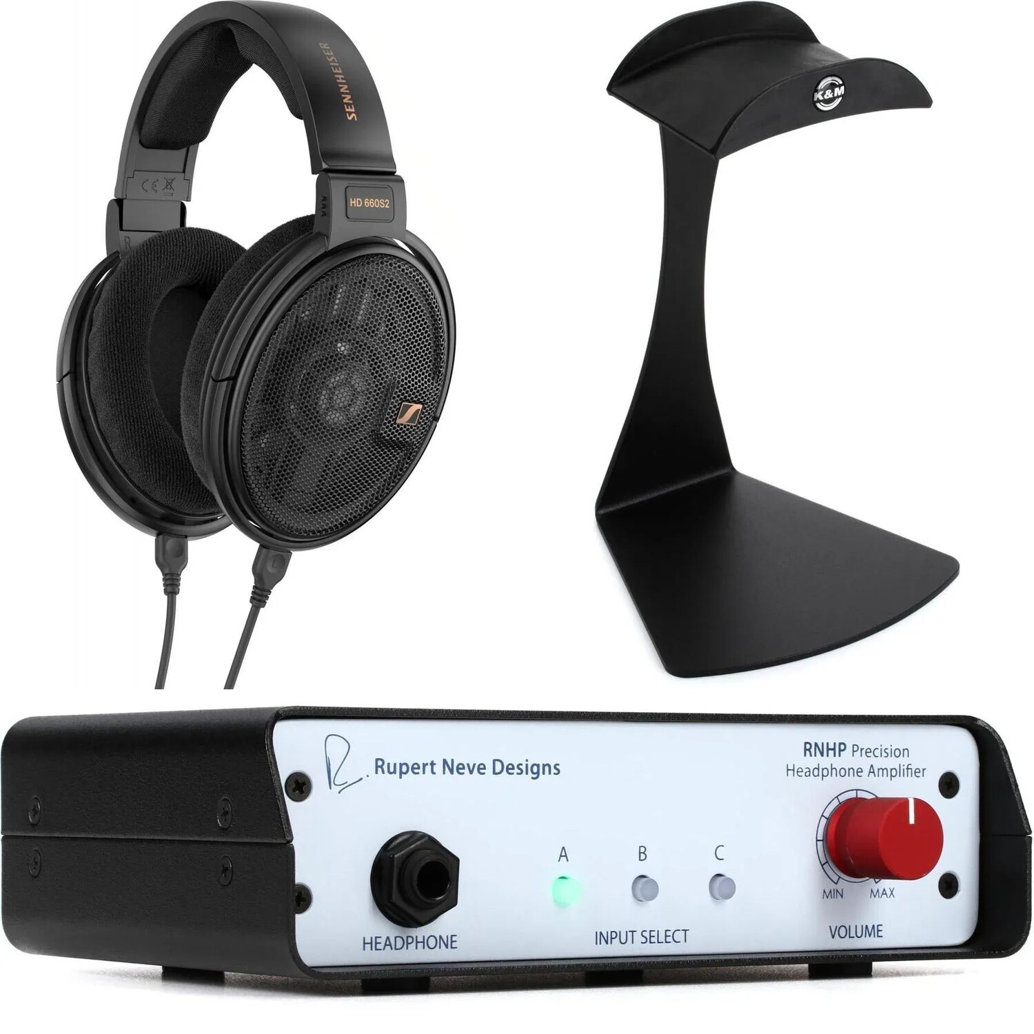 

Наушники открытого типа Sennheiser HD 660S2 и прецизионный усилитель для наушников Rupert Neve Designs RNHP