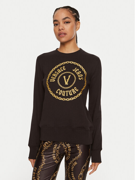 

Толстовка regular fit Versace Jeans Couture, черный