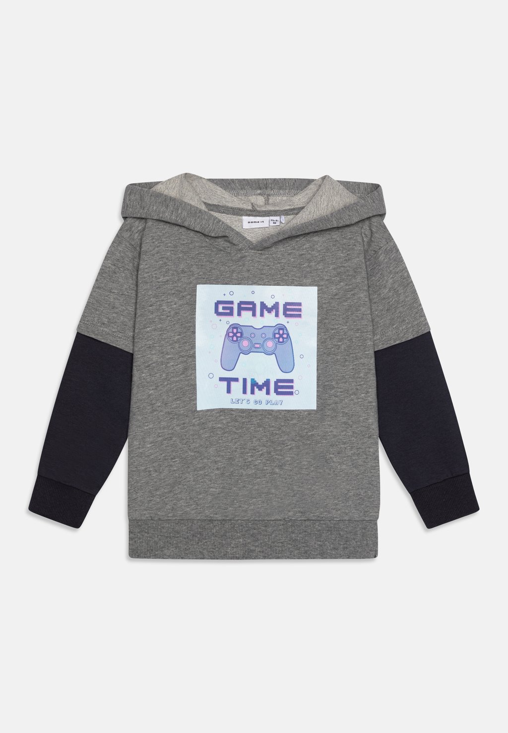 

Толстовка Nmmbalrok Unisex Name it, цвет grey melange