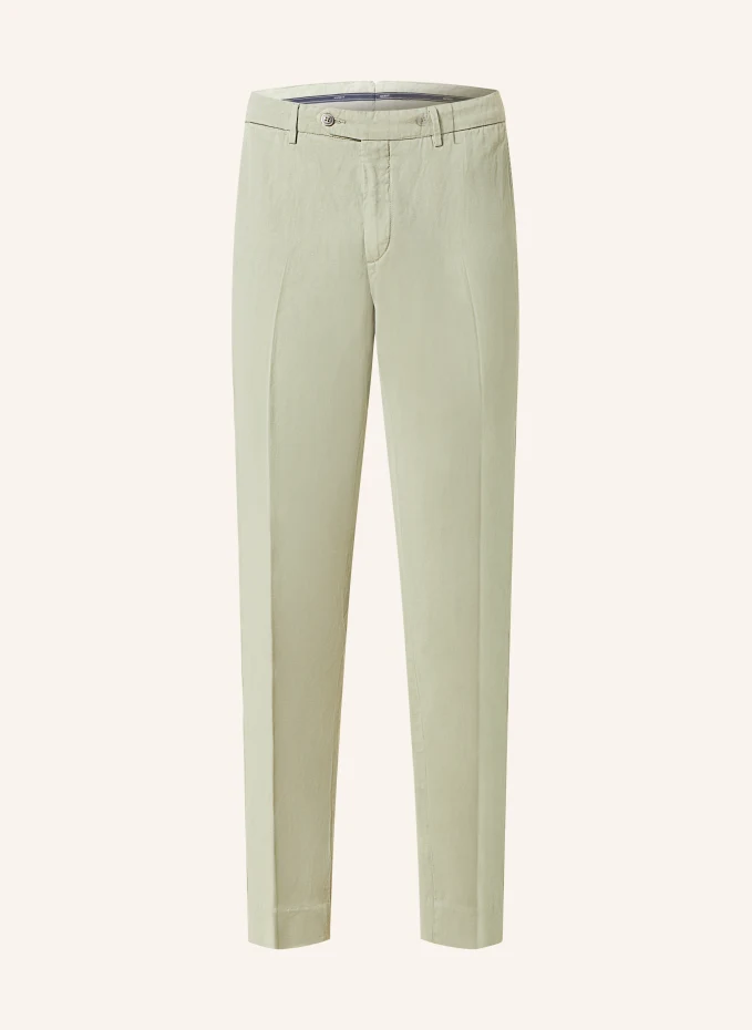 

Чино узкого кроя Hackett London, зеленый