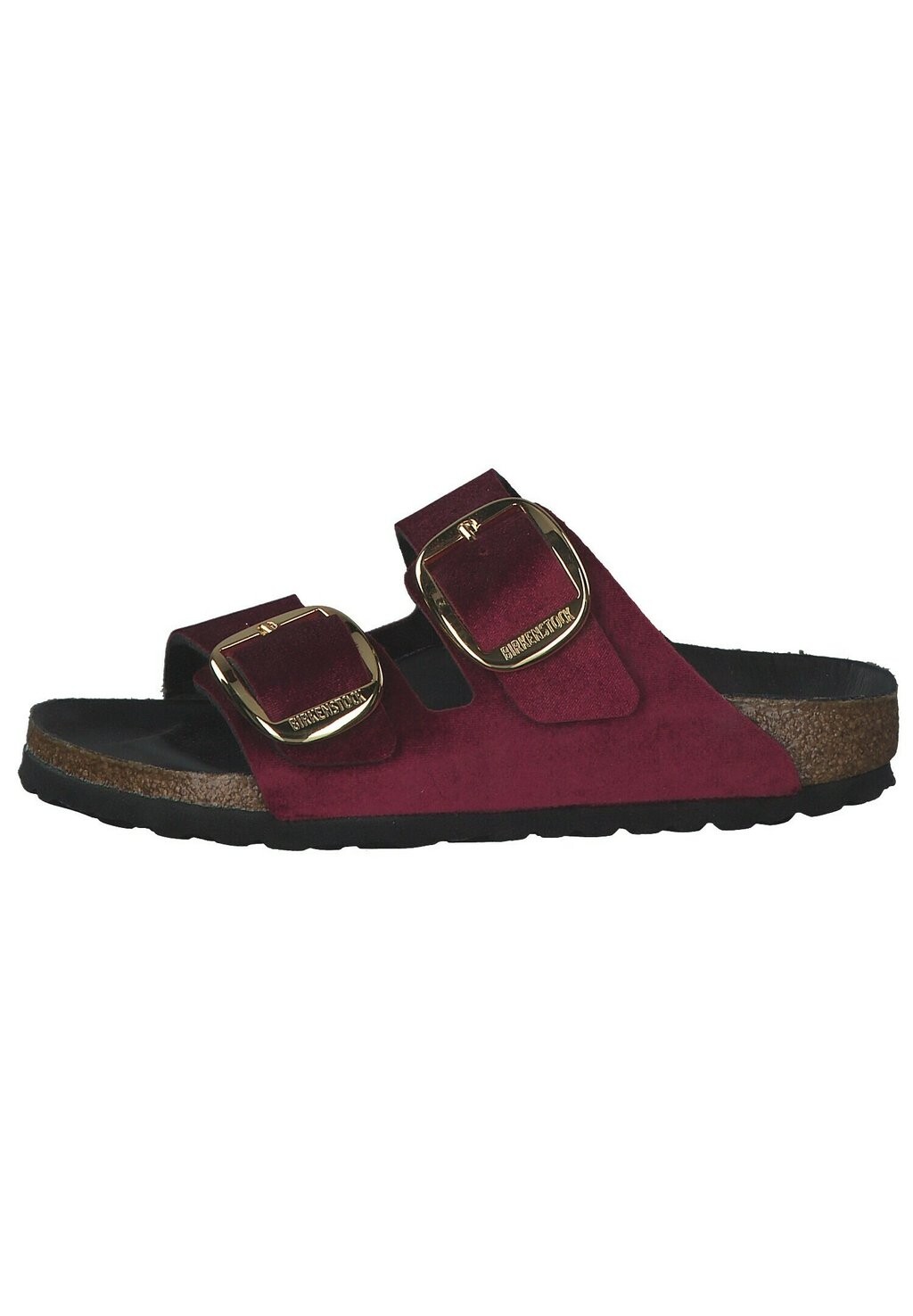 

Мюли на плоской подошве Birkenstock, цвет maroon