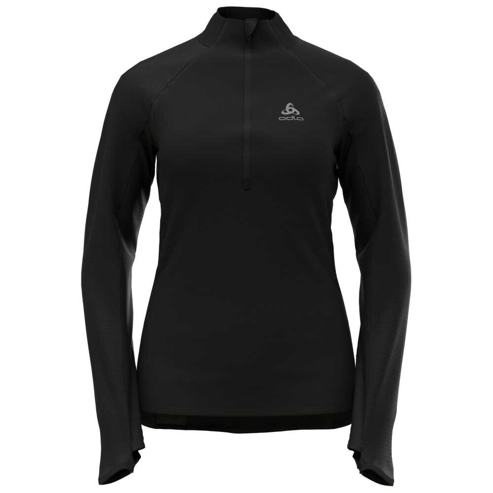 

Футболка Odlo Zeroweight Half Zip, черный
