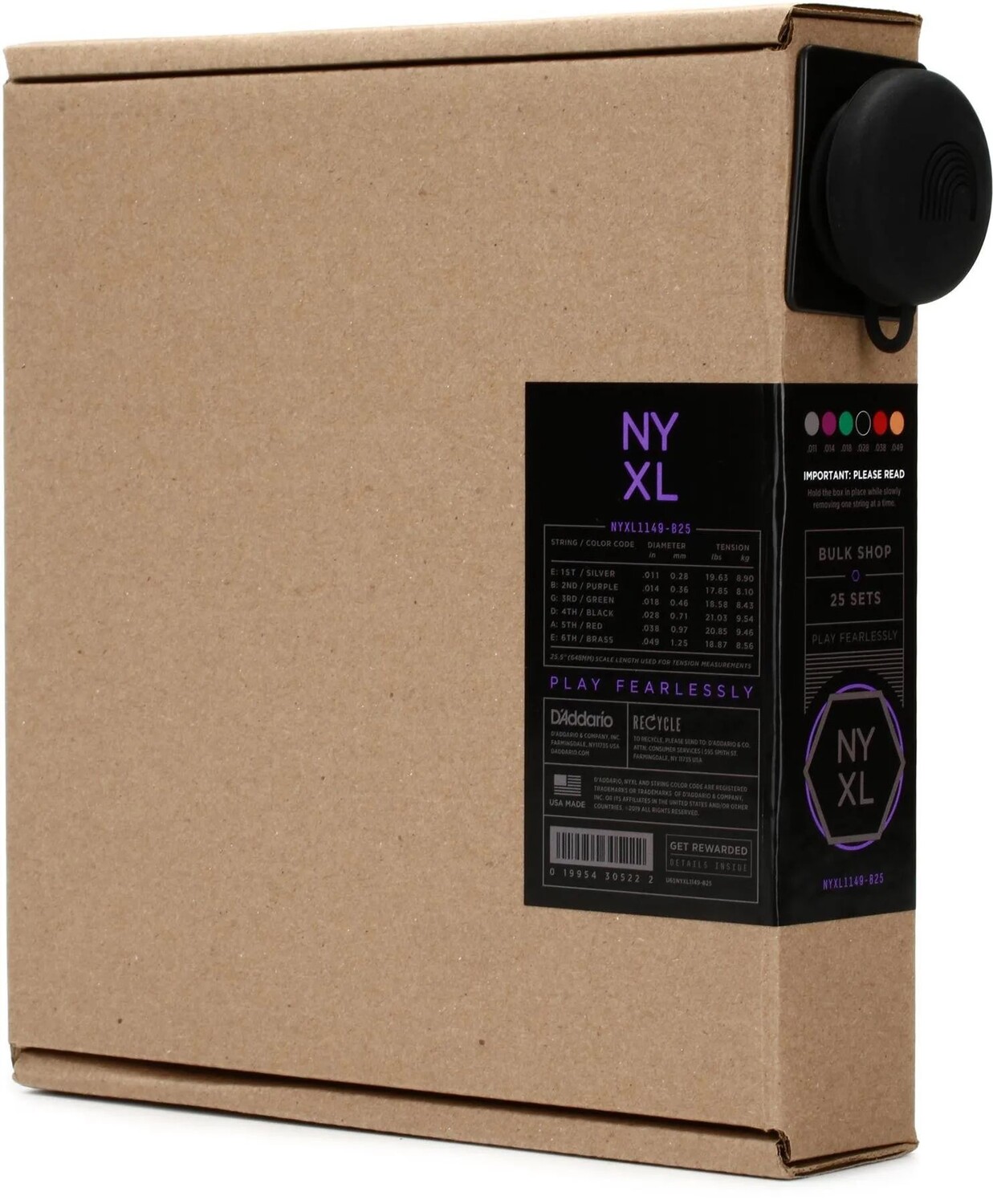 

Струны для электрогитары D'Addario NYXL1149 NYXL с никелевой обмоткой — .011-.049, обычные легкие (25 шт.)