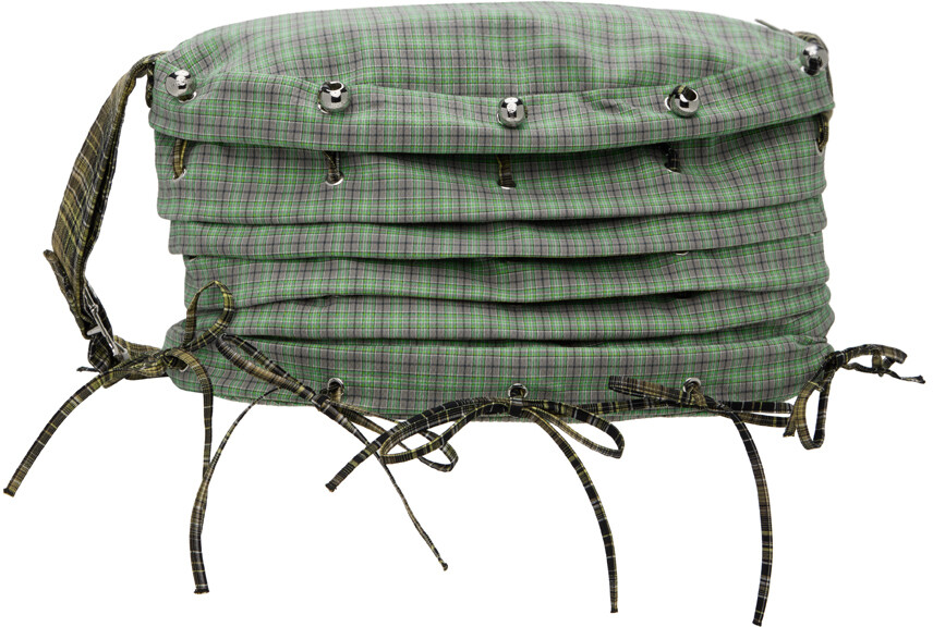 

Разноцветная сумка для скранч Chopova Lowena, цвет Multi tartan