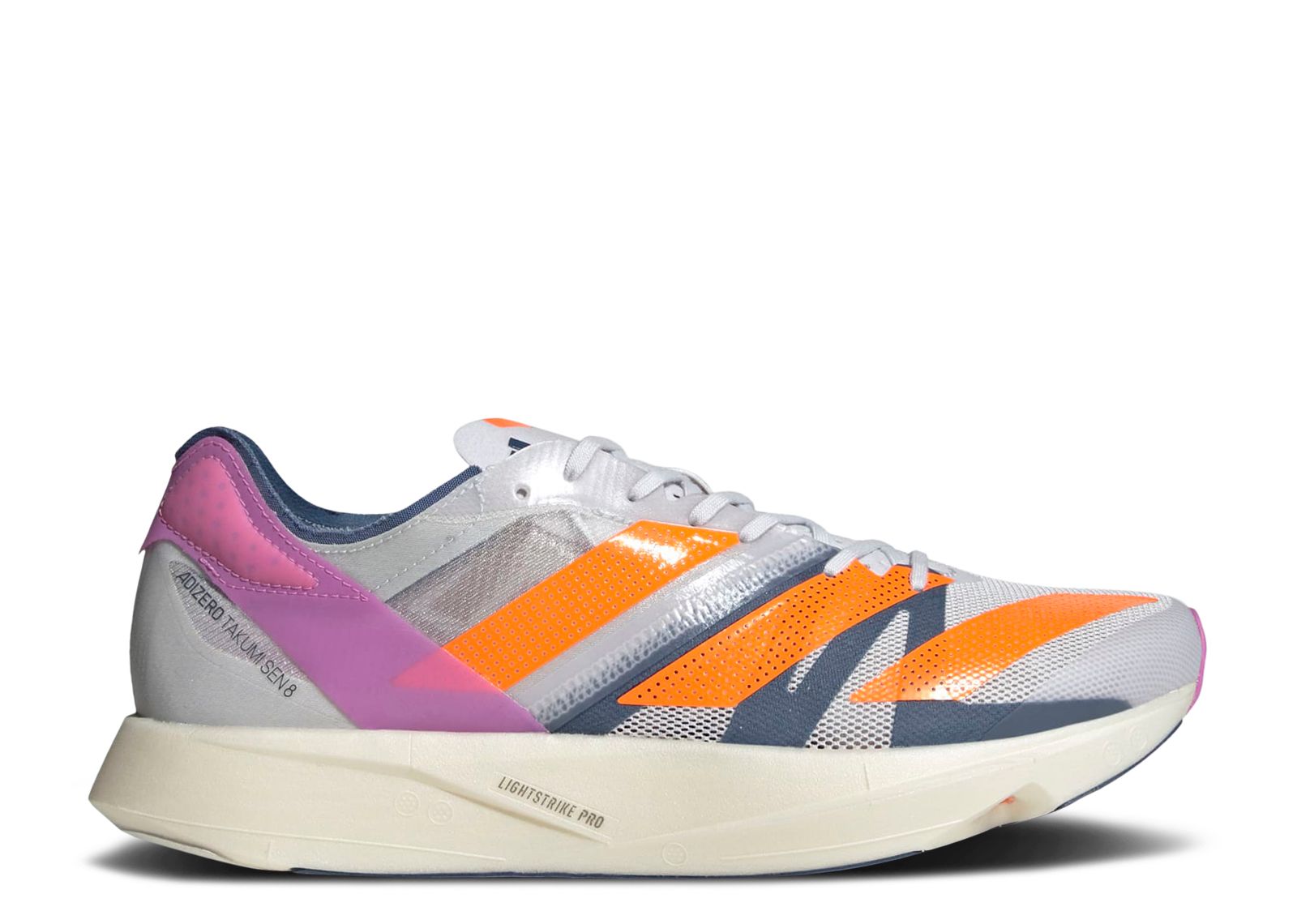 

Кроссовки adidas Adizero Takumi Sen 8 'Dash Grey Solar Orange', серый