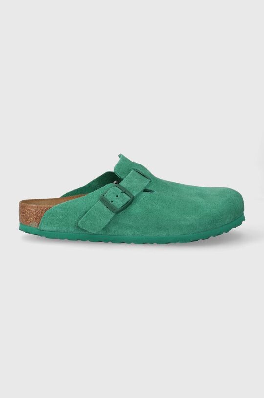 

Замшевые шлепанцы Birkenstock, зеленый