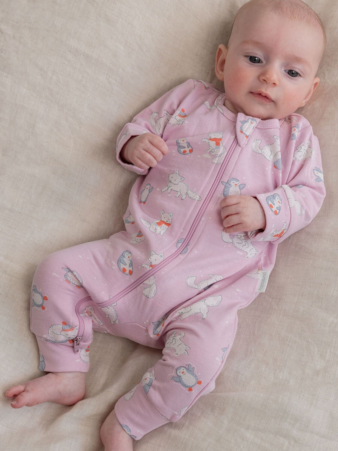 

Детский комбинезон Purebaby из органического хлопка, Frolicking Fox