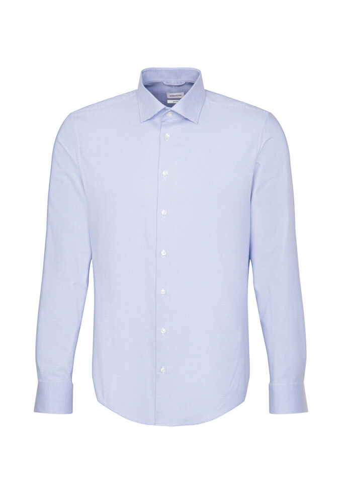 Посадка в форме деловой рубашки Seidensticker, синий