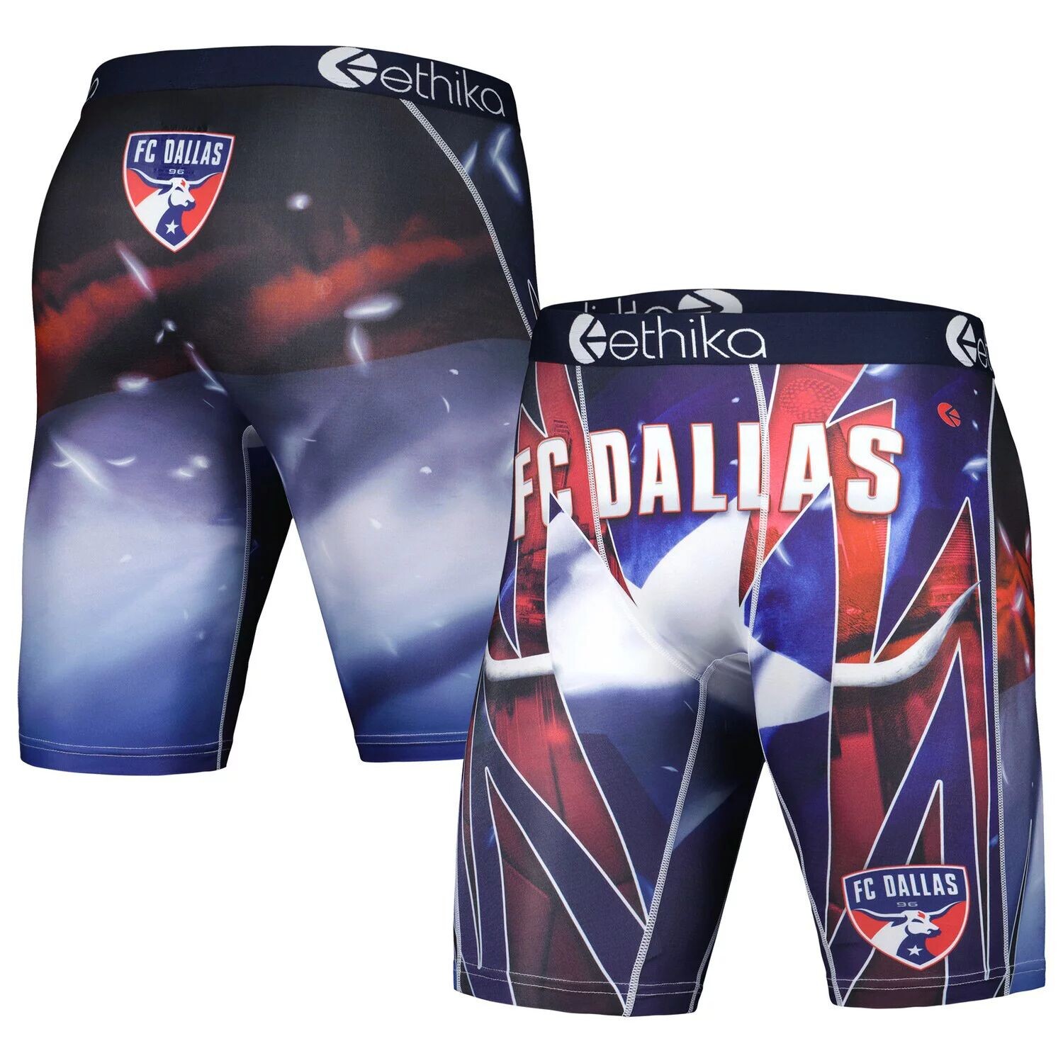 

Мужские боксеры из микросетки Ethika Blue FC Dallas