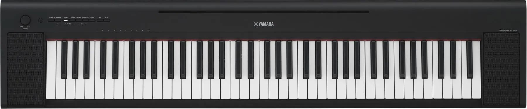 

Новое портативное пианино Yamaha Piaggero NP-35 с 76 клавишами — черное