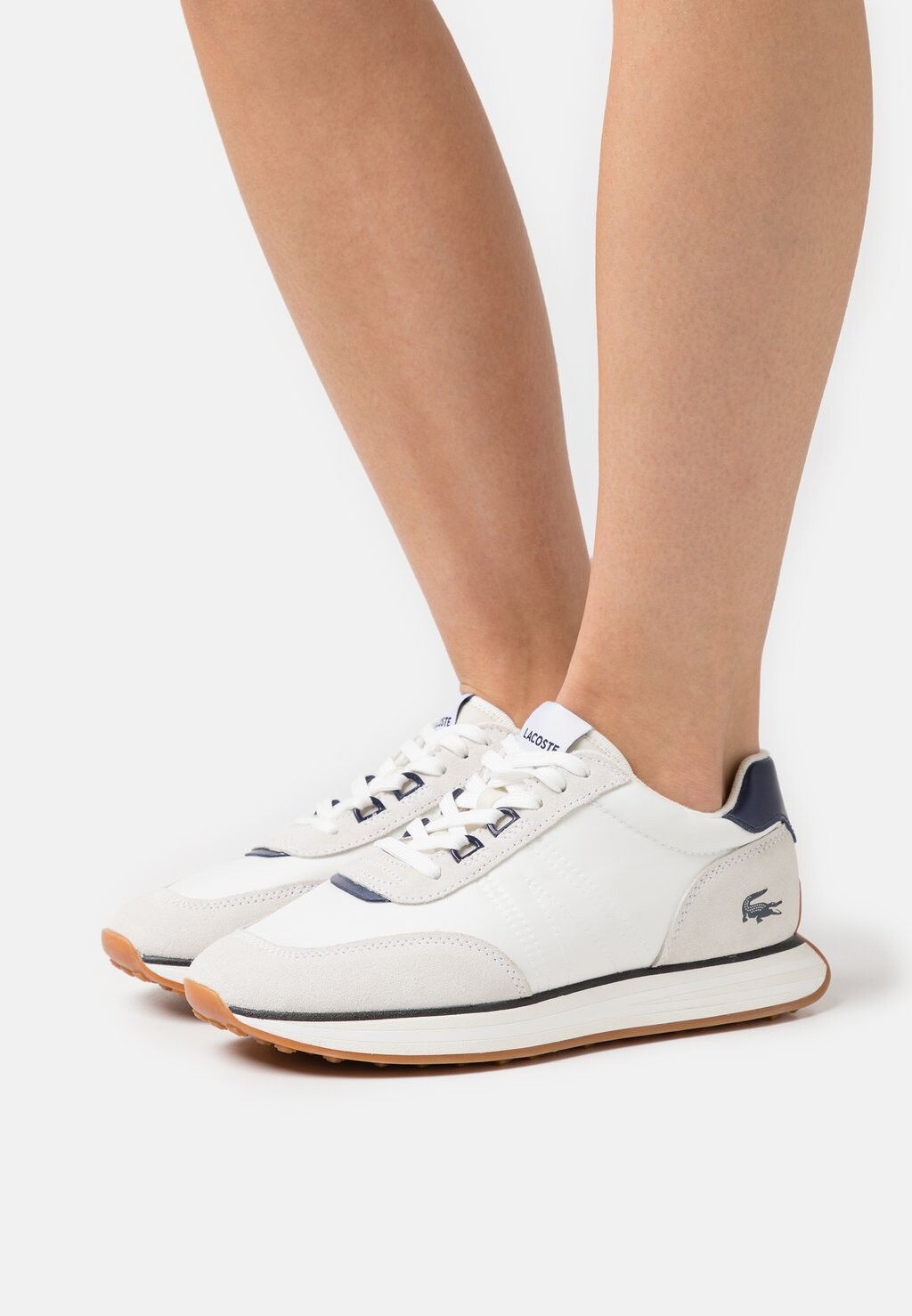 

Кроссовки Lacoste, белый/темно-синий