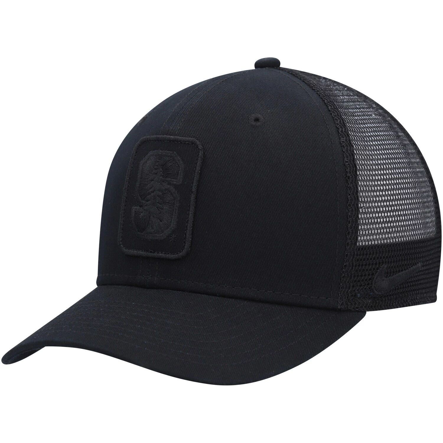 

Мужская кепка Nike Stanford Cardinal Classic99 Triple Black Trucker Snapback