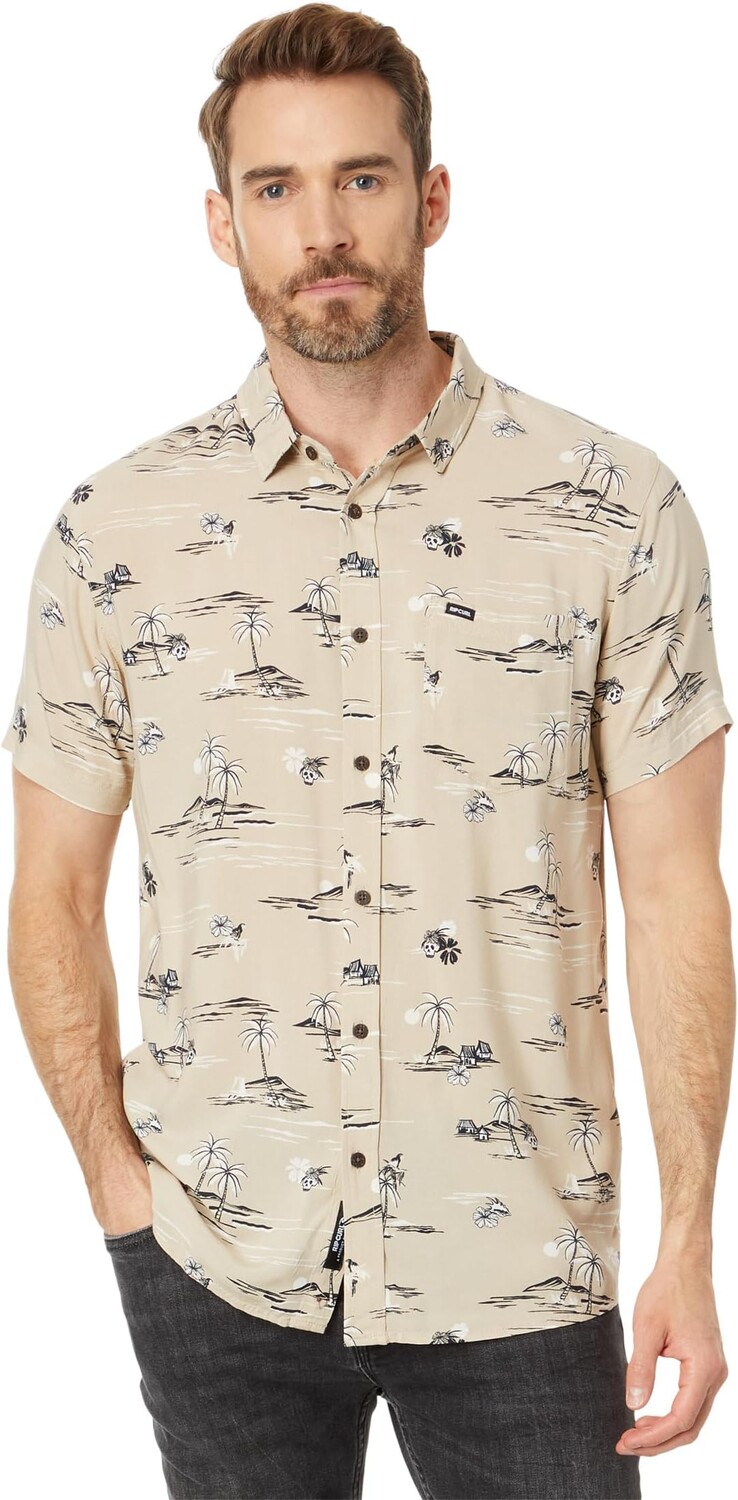 

Рубашка Party Pack Short Sleeve Woven Rip Curl, серо-коричневый
