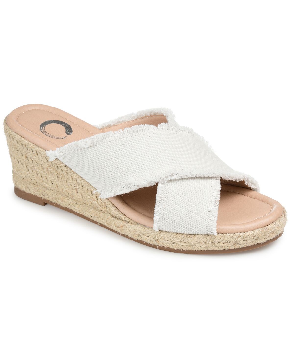 

Женские босоножки Shanni Espadrille на танкетке Journee Collection, серый
