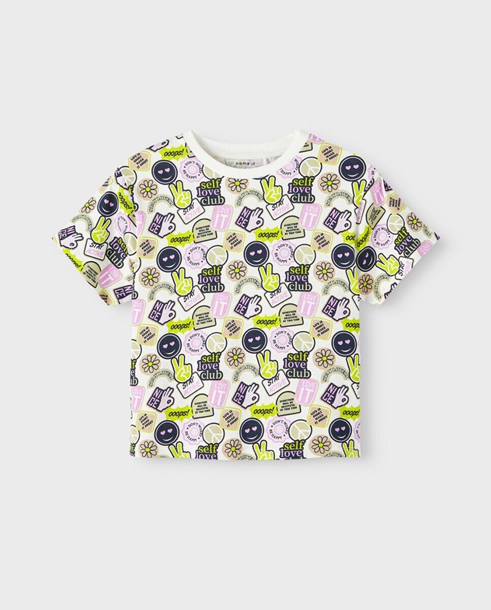 

Футболка для девочки с короткими рукавами name it, зеленый