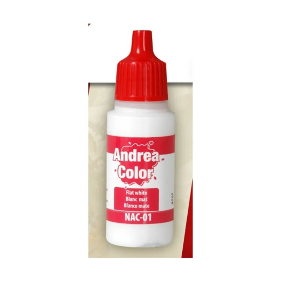 

Флэт Уайт, Andrea Color Paints - Blacks, Whites, & Greys