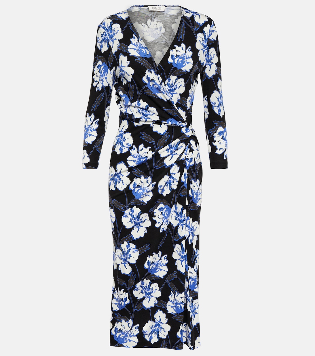 Платье миди borris с цветочным принтом Diane Von Furstenberg, мультиколор