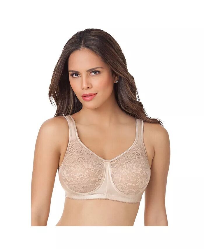

Кружевной бюстгальтер без косточек размера плюс Easy Enhancer Comfort Choice, бежевый