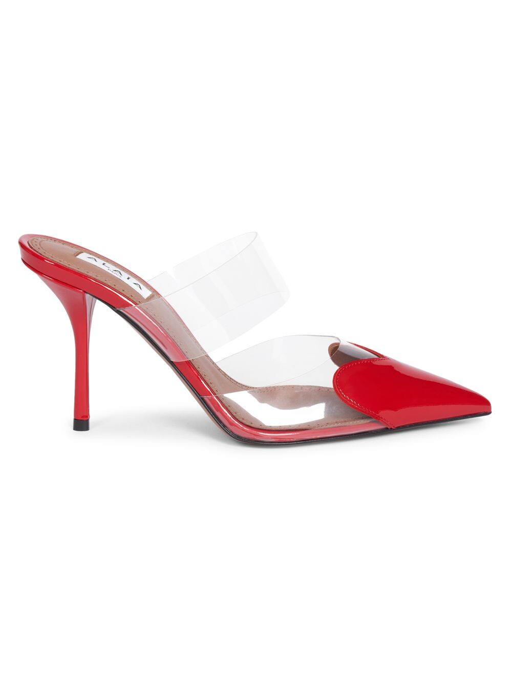 

Мюли из ПВХ с сердечком Alaïa, красный