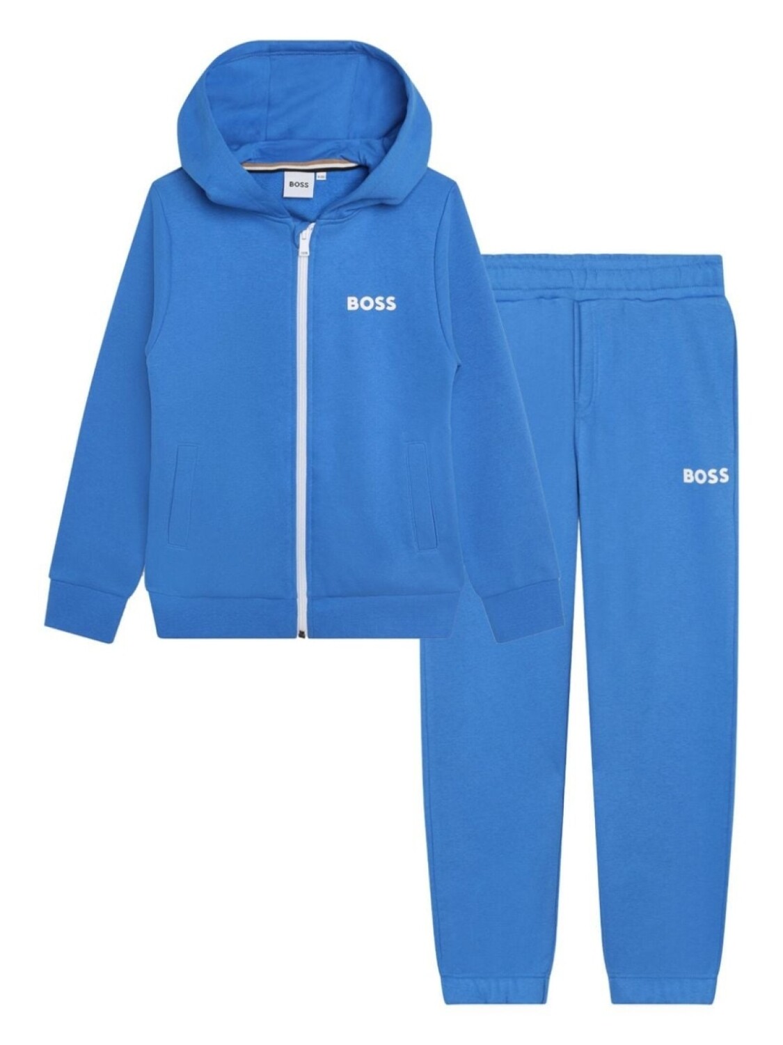 

BOSS Kidswear спортивный костюм с логотипом, синий