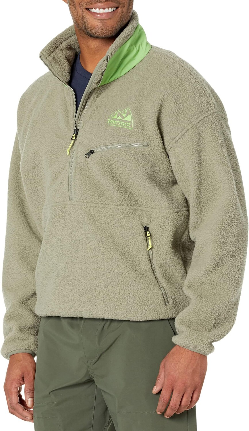 

Куртка 94 E.C.O. Recycled Fleece Marmot, цвет Vetiver/Kiwi