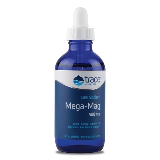 Trace Minerals Research, Mega-Mag 400 мг - 118 мл trace minerals stress x 60 таблеток trace minerals