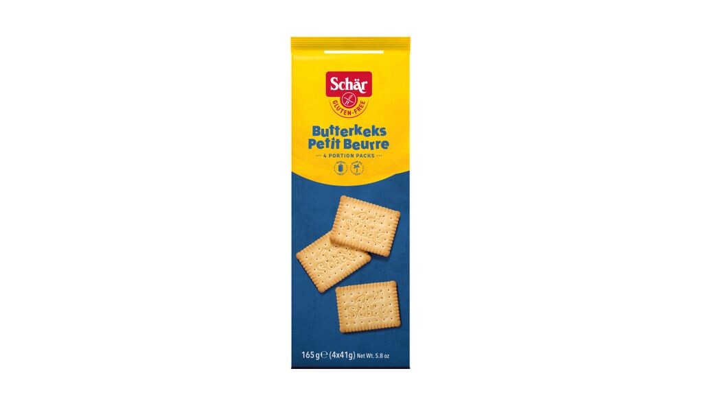 

Печенье Schär сдобное Petit Beurre безглютеновое 165г