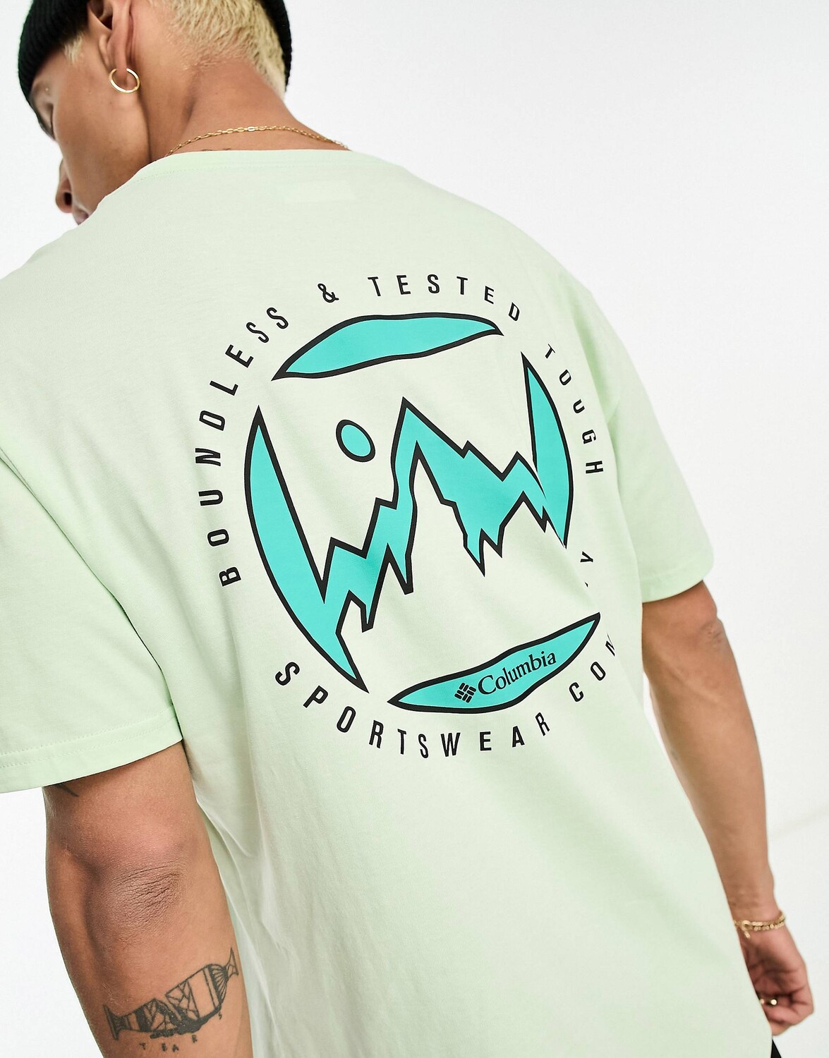 

Зеленая футболка Columbia Brice Creek эксклюзивно для ASOS