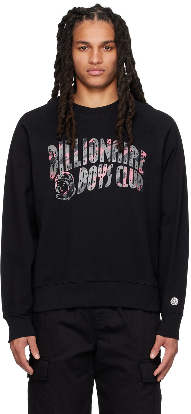 

Черный свитшот с камуфляжной аркой Billionaire Boys Club