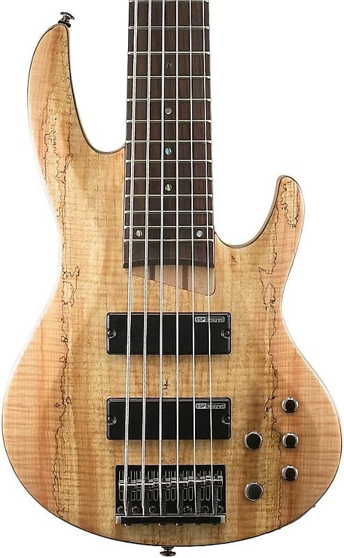 Басс гитара ESP LTD B-206SM Spalted Maple 6-String Bass Guitar, Natural Satin