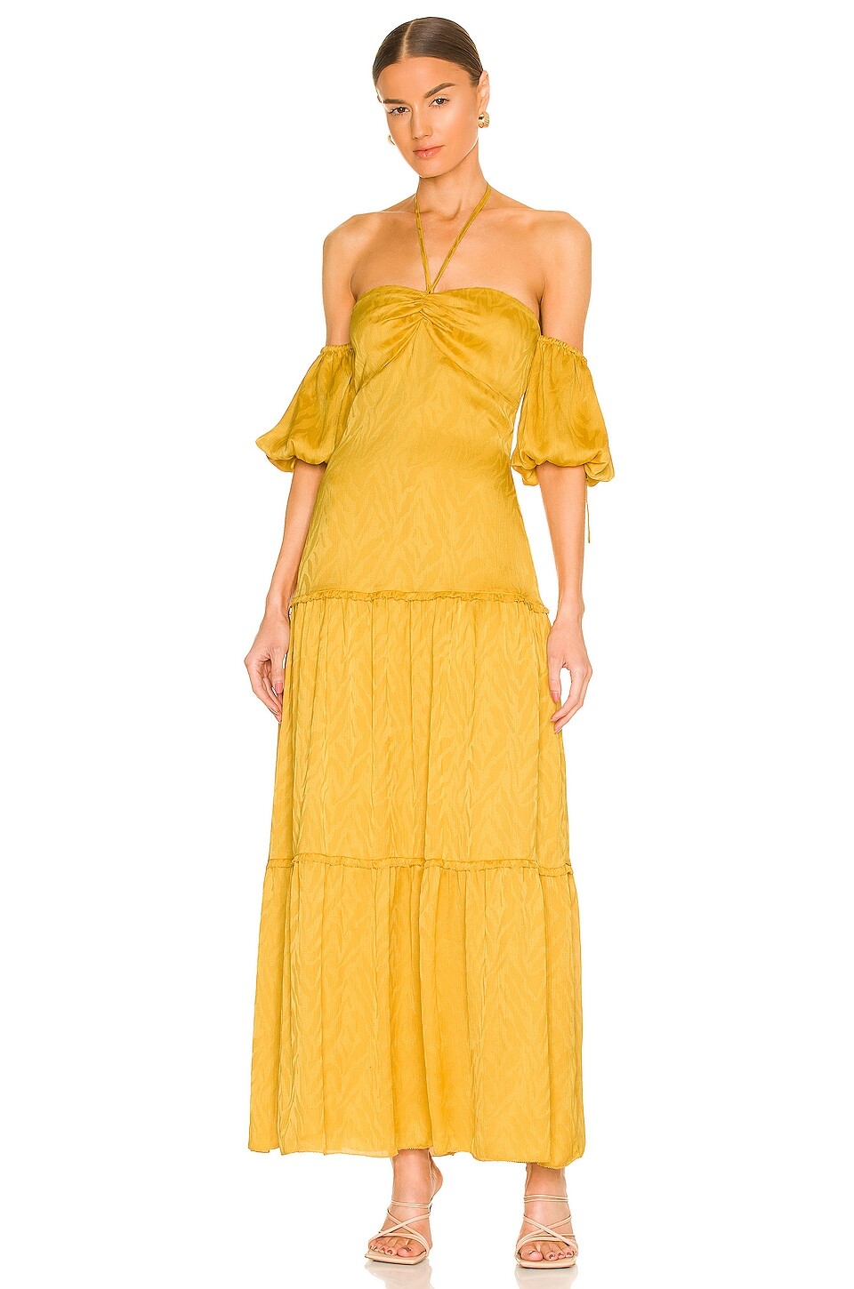 

Платье макси House of Harlow 1960 x REVOLVE Aureliene, золотой
