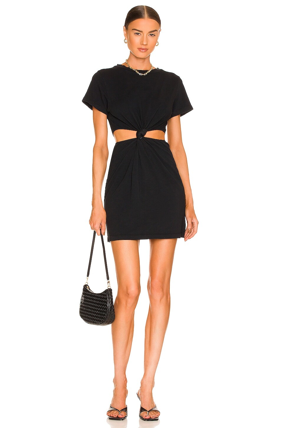

Платье LNA Devan Twist Tee, черный
