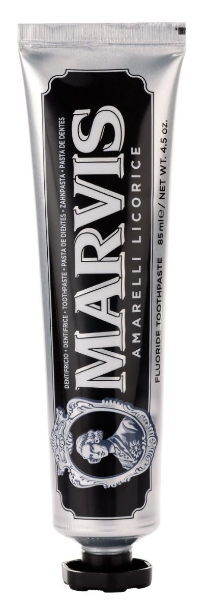 цена Marvis Amarelli Licorice Mint Зубная паста, 85 ml