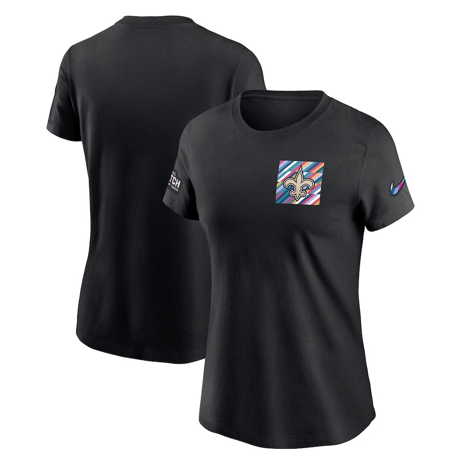

Футболка с коротким рукавом Nike New Orleans Saints, черный