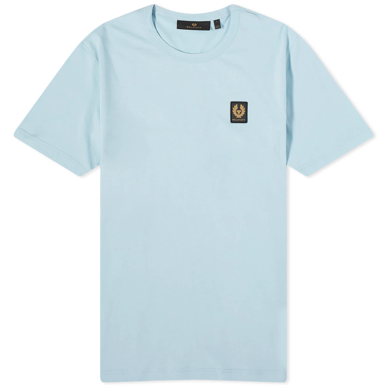 Футболка Belstaff Patch Logo, цвет Skyline Blue футболка с принтом pocket tee logo dockers цвет bridge smokestack heater