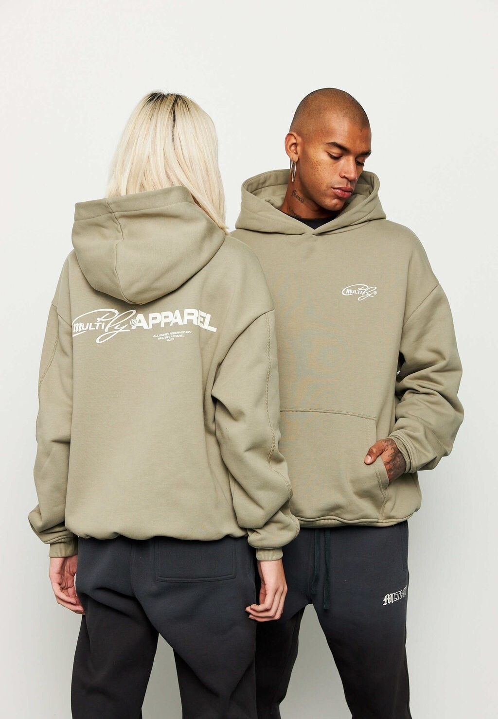 

Толстовка OVERSIZE M-PLY Multiply Apparel, цвет vetiver