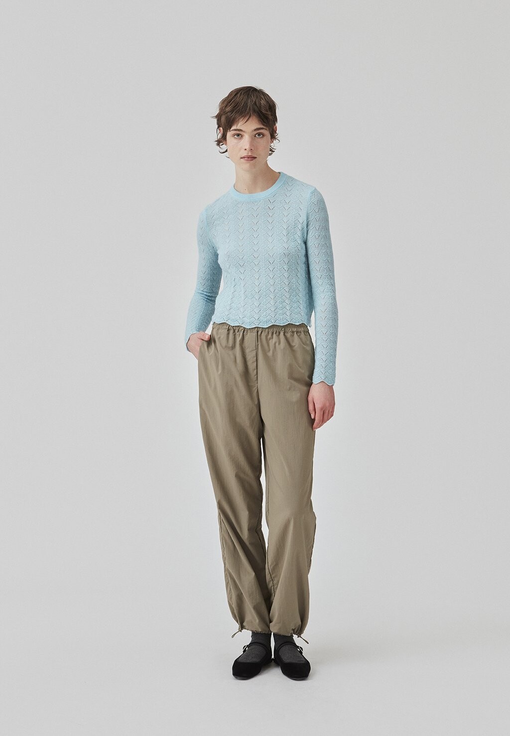 

Свитер Cordell Short O Neck Modström, цвет cool blue
