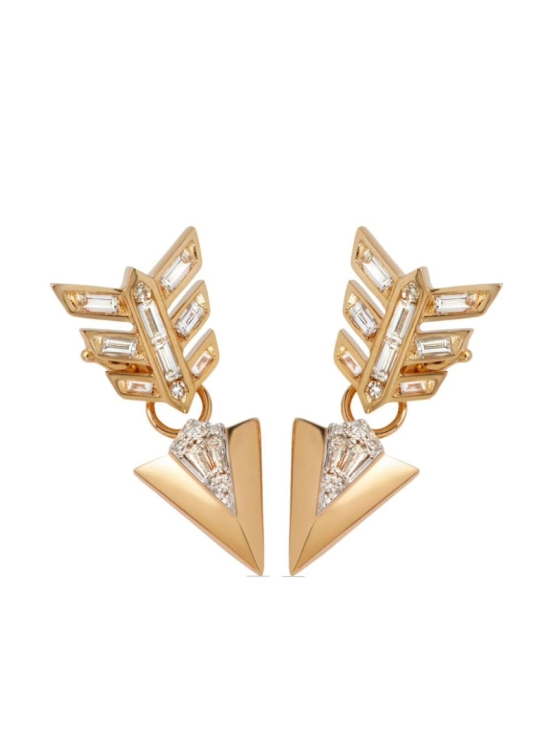 

Серьги Deco из желтого золота с бриллиантами Annoushka, золотой