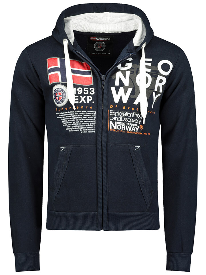 

Толстовка Geographical Norway Gasado, темно-синий